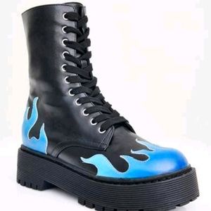 Current Mood Hot as Ice Combat Boots